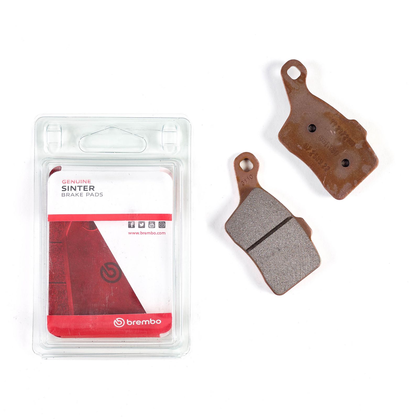 BREMBO 07BB3590 - Bremsbelagsatz, Scheibenbremse