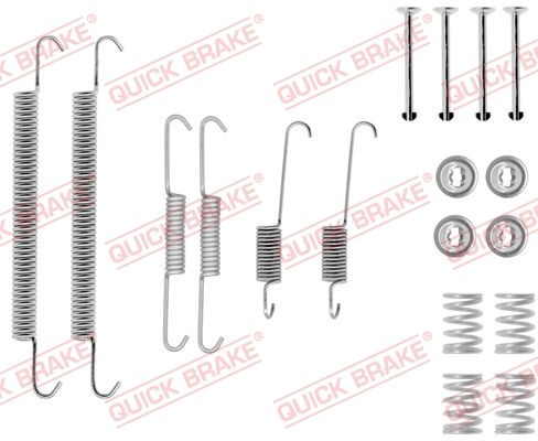 QUICK BRAKE 105-0757 - Zubehörsatz, Bremsbacken