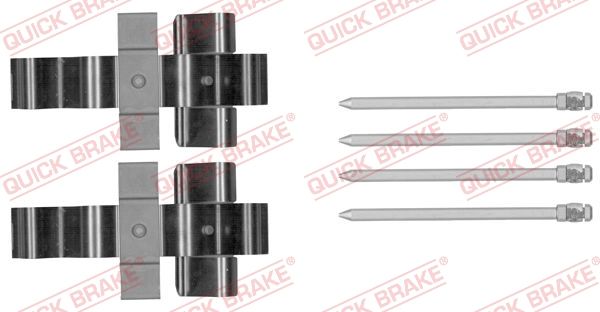 QUICK BRAKE 109-1852 - Zubehörsatz, Scheibenbremsbelag