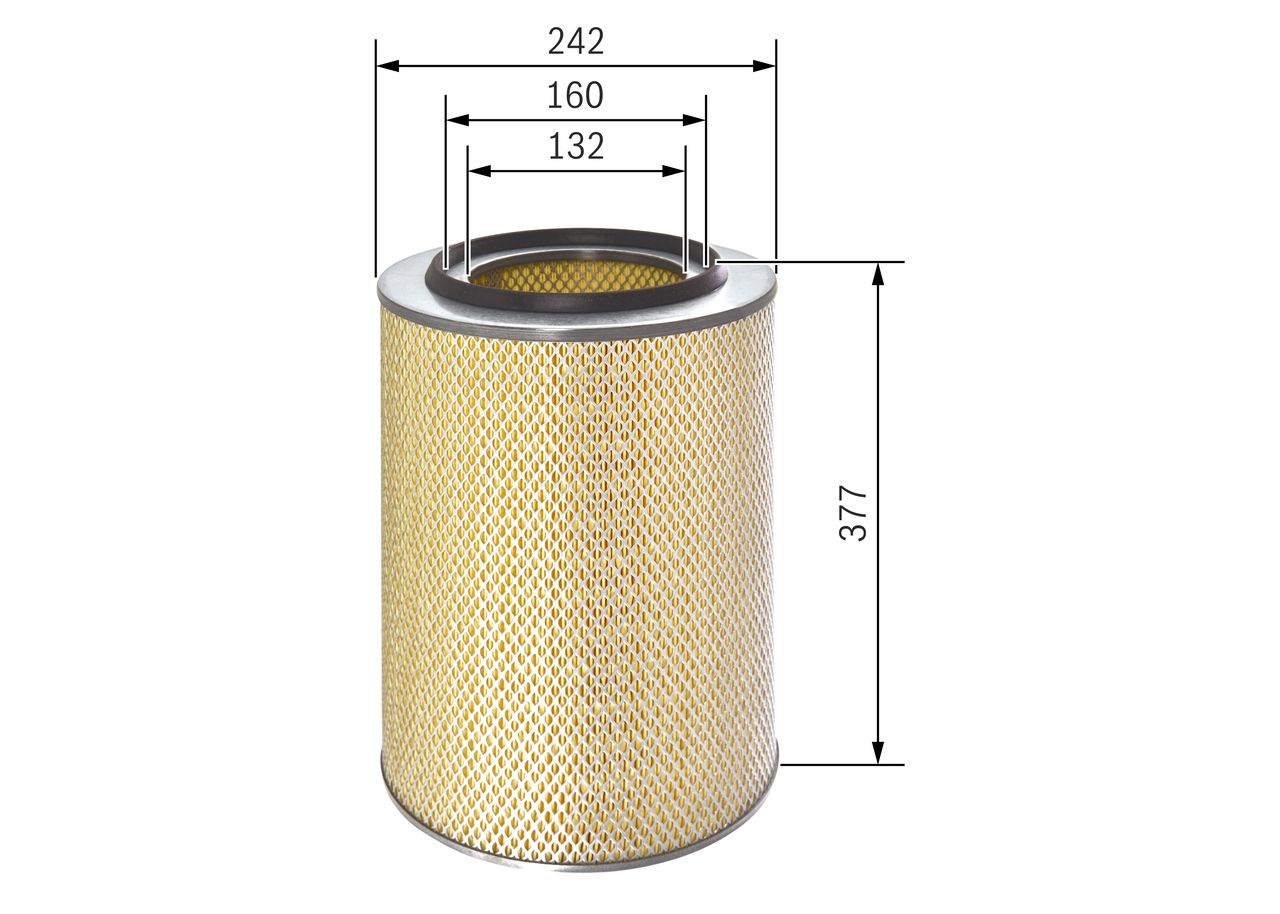 BOSCH 1 457 433 651 - Luftfilter