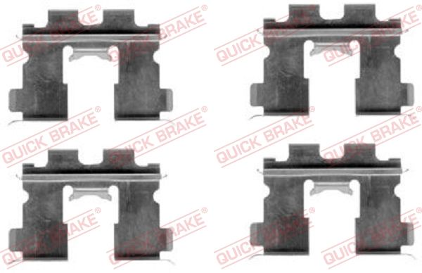 QUICK BRAKE 109-1163 - Zubehörsatz, Scheibenbremsbelag