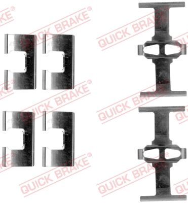QUICK BRAKE 109-1203 - Zubehörsatz, Scheibenbremsbelag