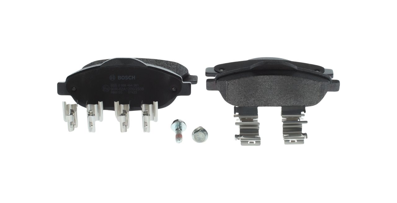 BOSCH 0 986 494 261 - Bremsbelagsatz, Scheibenbremse