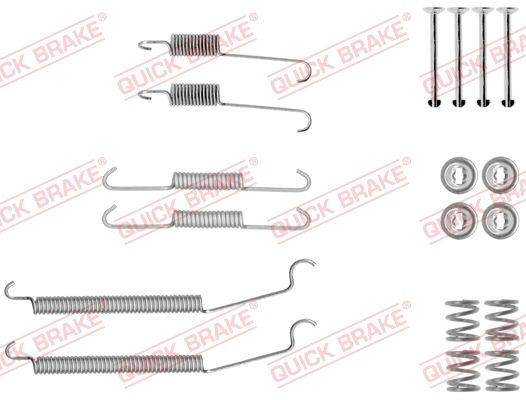 QUICK BRAKE 105-0039 - Zubehörsatz, Bremsbacken