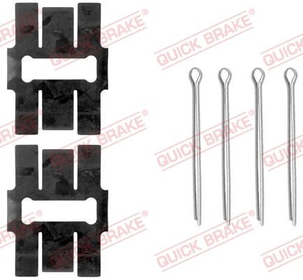 QUICK BRAKE 109-1146 - Zubehörsatz, Scheibenbremsbelag