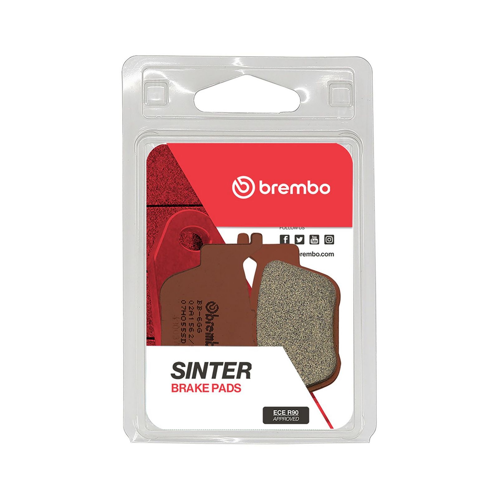 BREMBO 07HO55SD - Bremsbelagsatz, Scheibenbremse
