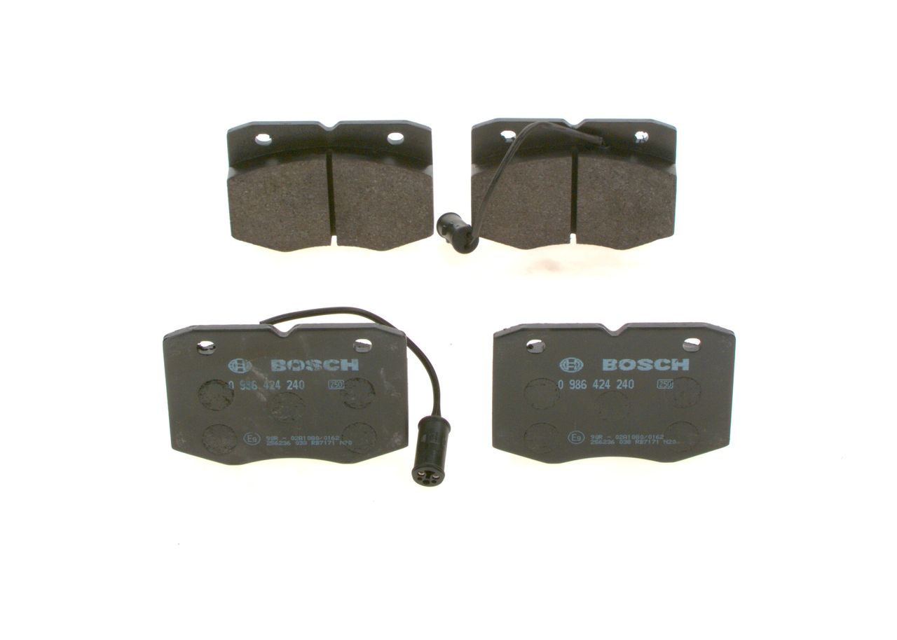 BOSCH 0 986 424 240 - Bremsbelagsatz, Scheibenbremse