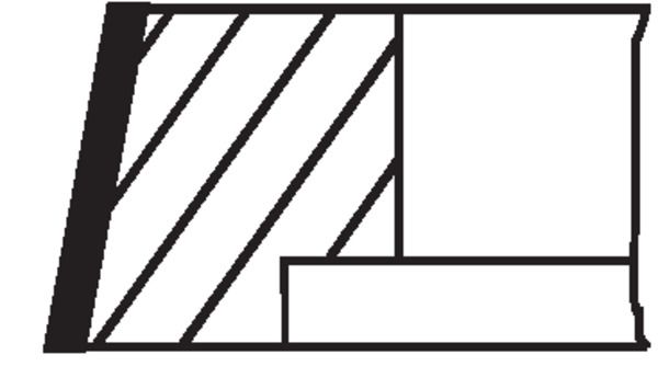 MAHLE 001 35 N0 - Kolbenringsatz