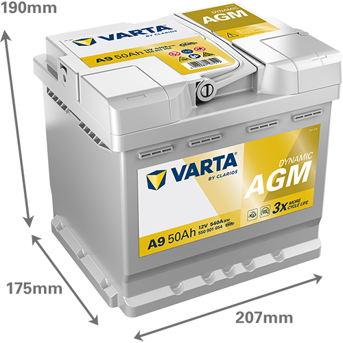 VARTA 550901054K262 - Starterbatterie