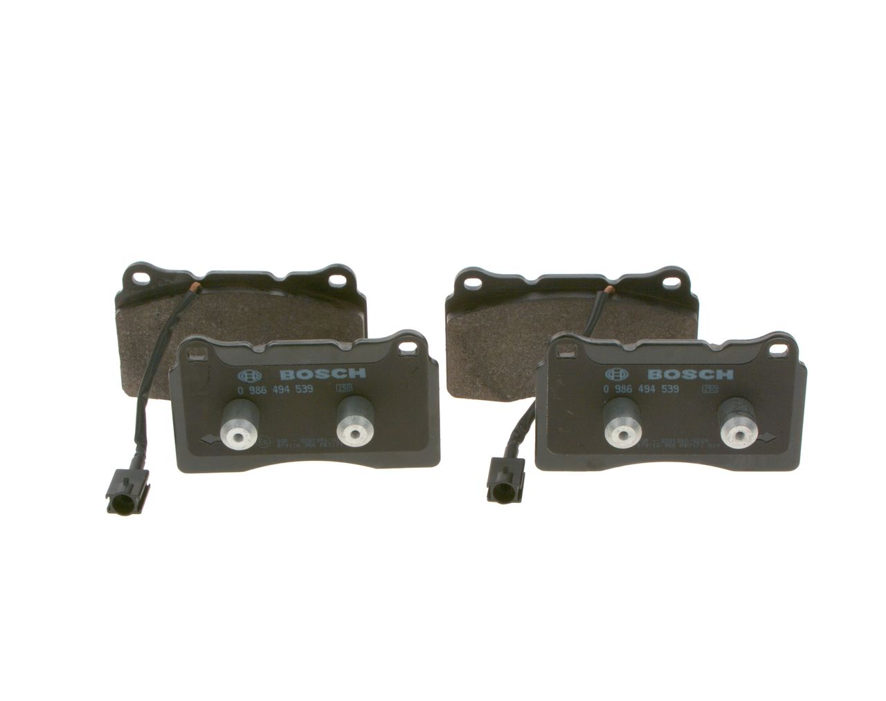 BOSCH 0 986 494 539 - Bremsbelagsatz, Scheibenbremse