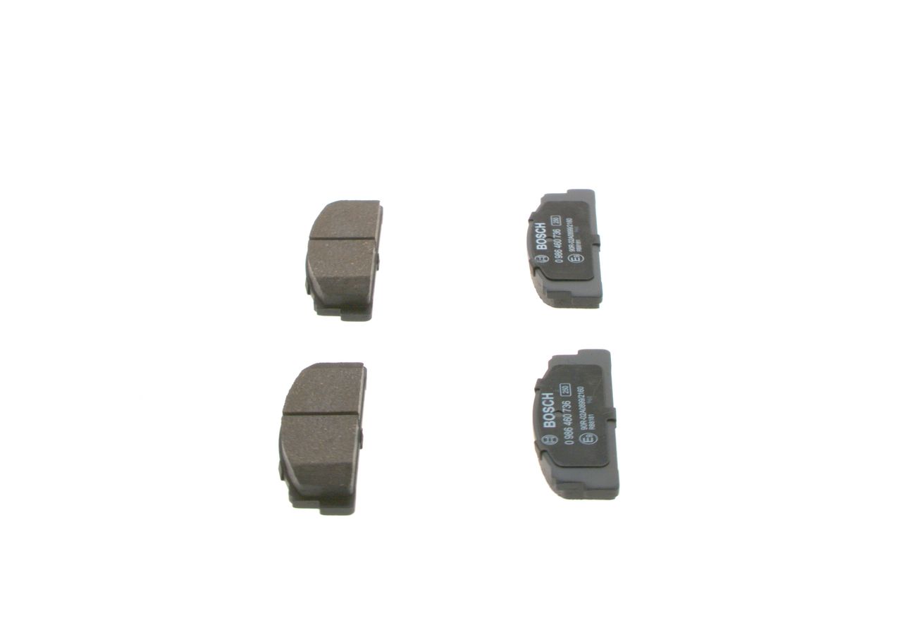 BOSCH 0 986 460 736 - Bremsbelagsatz, Scheibenbremse