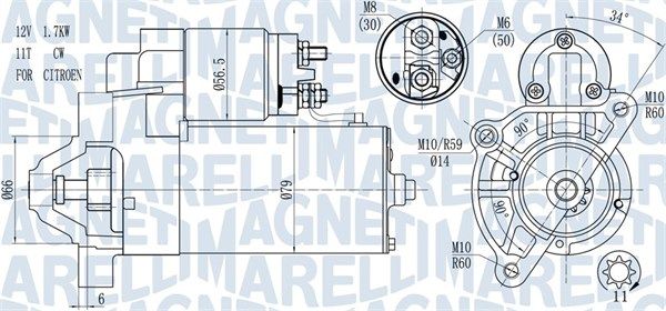 MAGNETI MARELLI 063721177010 - Starter