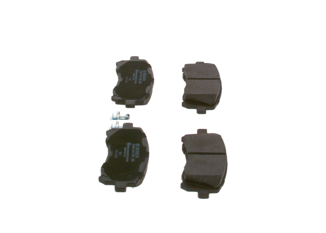 BOSCH 0 986 424 700 - Bremsbelagsatz, Scheibenbremse