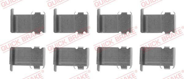 QUICK BRAKE 109-1162 - Zubehörsatz, Scheibenbremsbelag