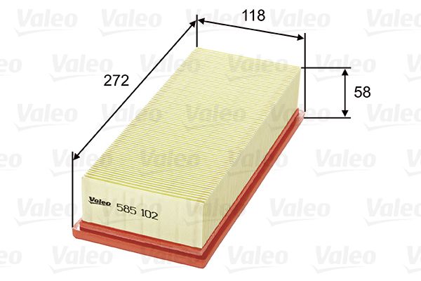 VALEO 585102 - Luftfilter