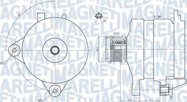 MAGNETI MARELLI 063731888010 - Generator