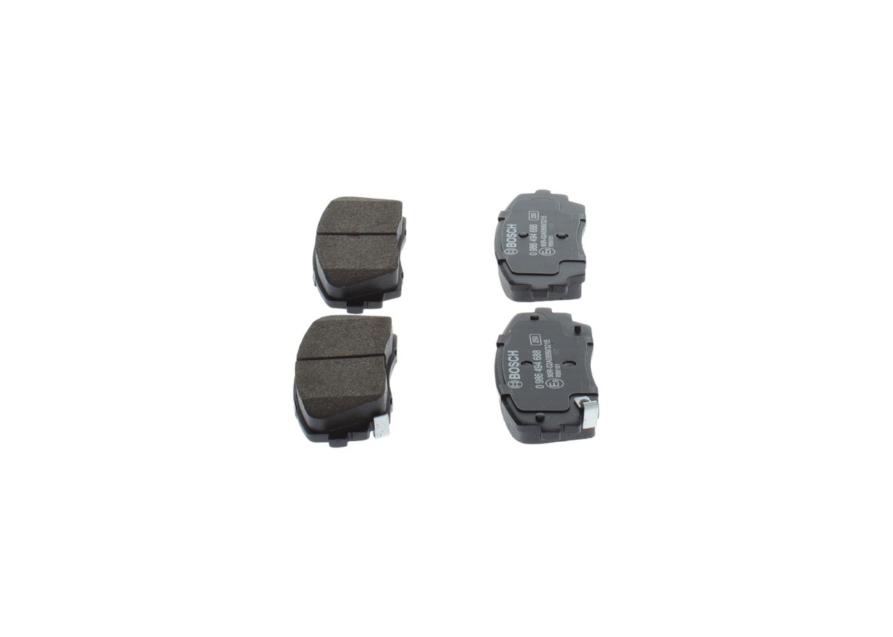BOSCH 0 986 494 688 - Bremsbelagsatz, Scheibenbremse