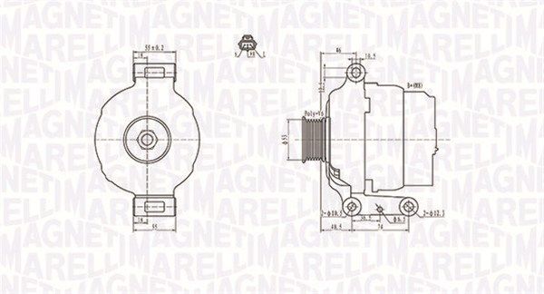 MAGNETI MARELLI 063731636010 - Generator