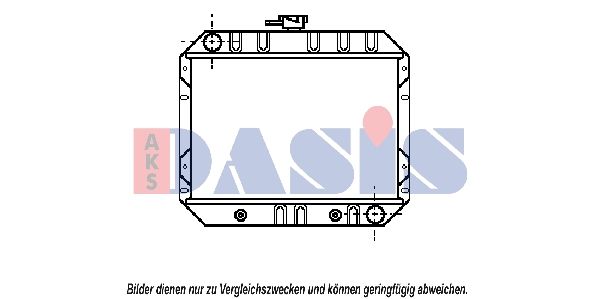 AKS DASIS 090069N - Kühler, Motorkühlung
