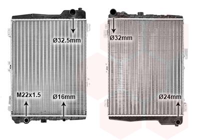 VAN WEZEL 03002040 - Kühler, Motorkühlung
