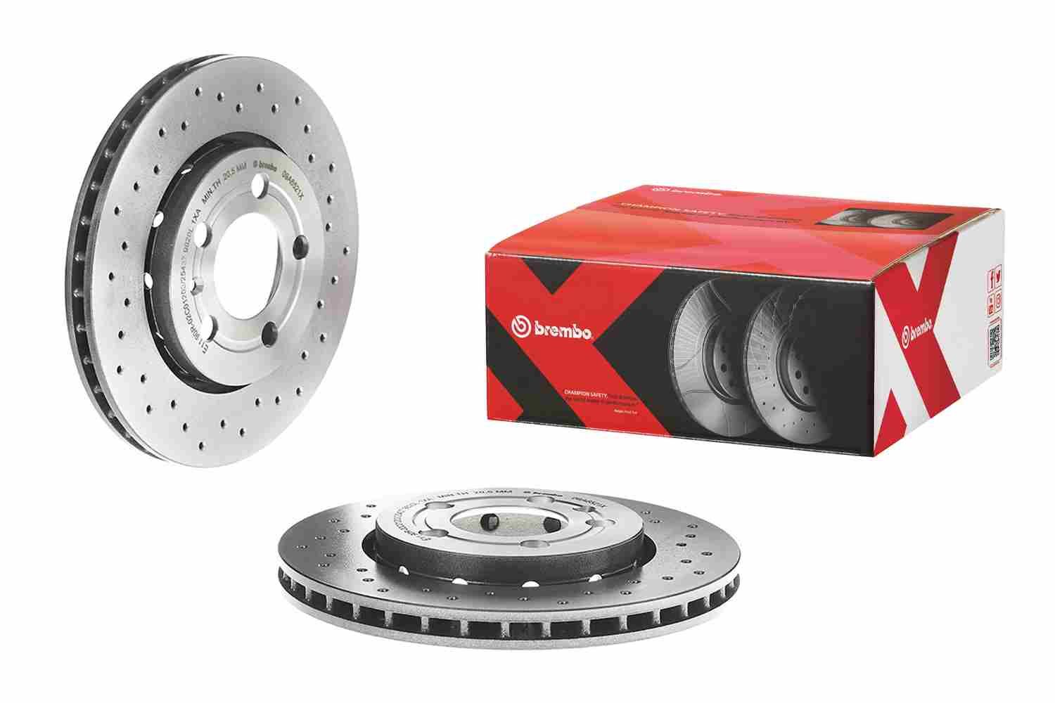 BREMBO 09.A652.1X - Bremsscheibe
