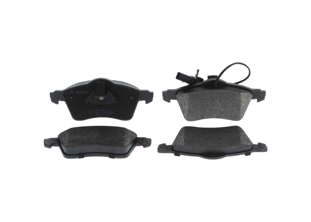 BOSCH 0 986 424 537 - Bremsbelagsatz, Scheibenbremse