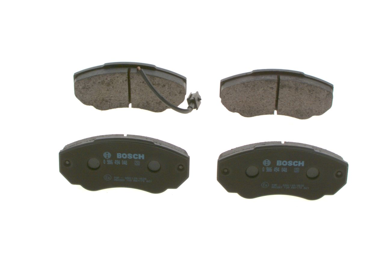 BOSCH 0 986 494 048 - Bremsbelagsatz, Scheibenbremse