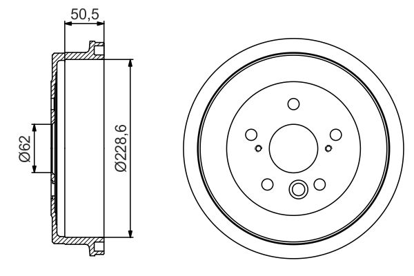 BOSCH 0 986 477 242 - Bremstrommel