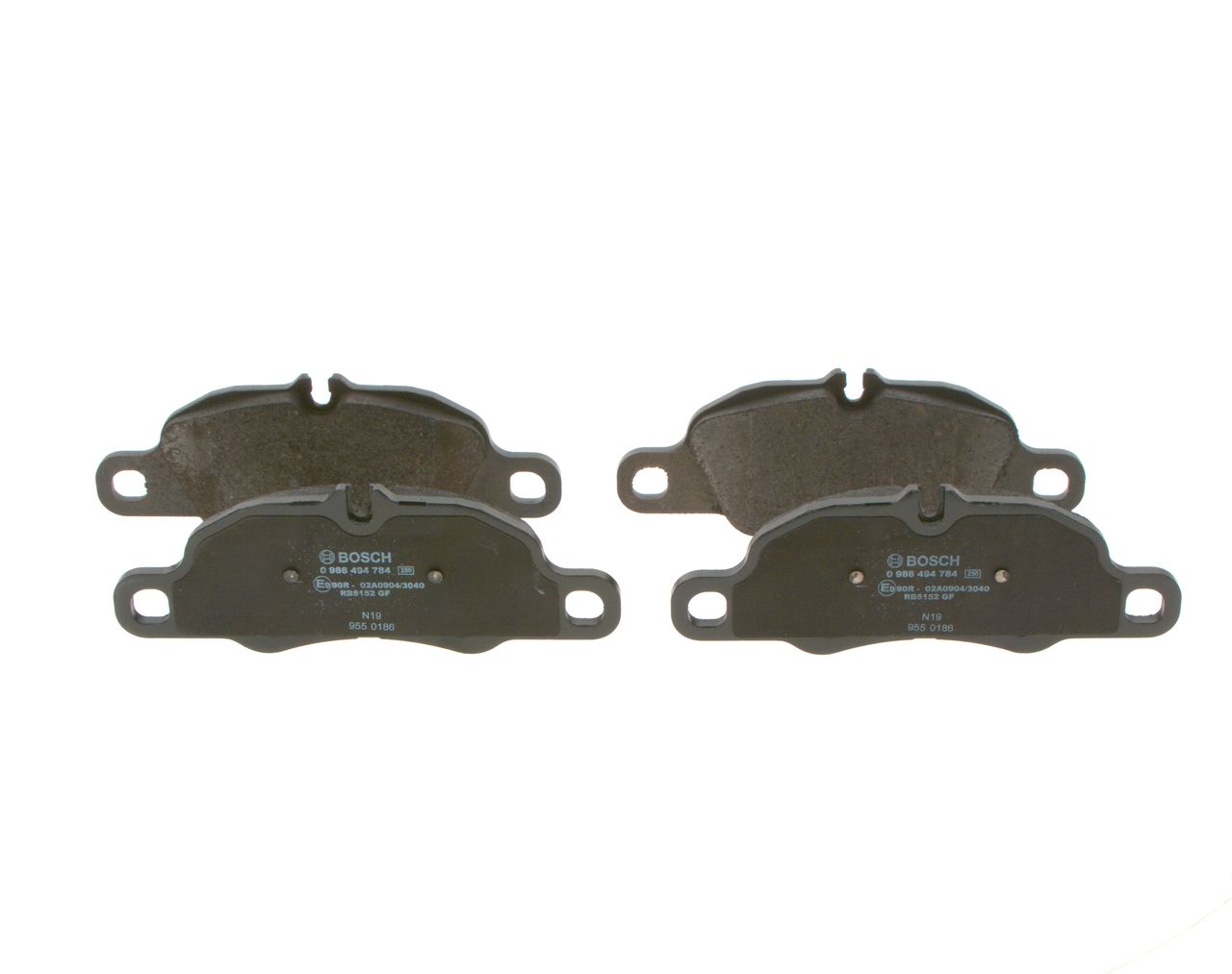 BOSCH 0 986 494 784 - Bremsbelagsatz, Scheibenbremse