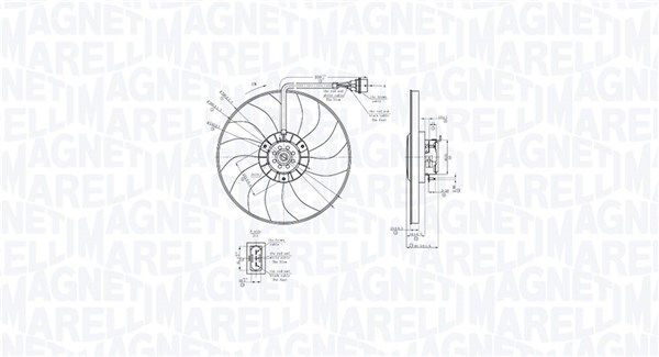 MAGNETI MARELLI 069422878010 - Lüfter, Motorkühlung