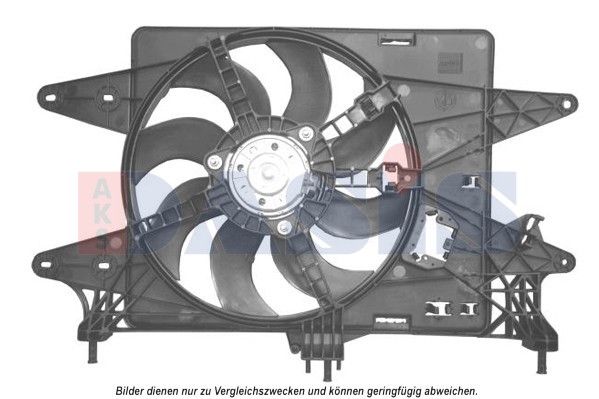 AKS DASIS 088141N - Lüfter, Motorkühlung