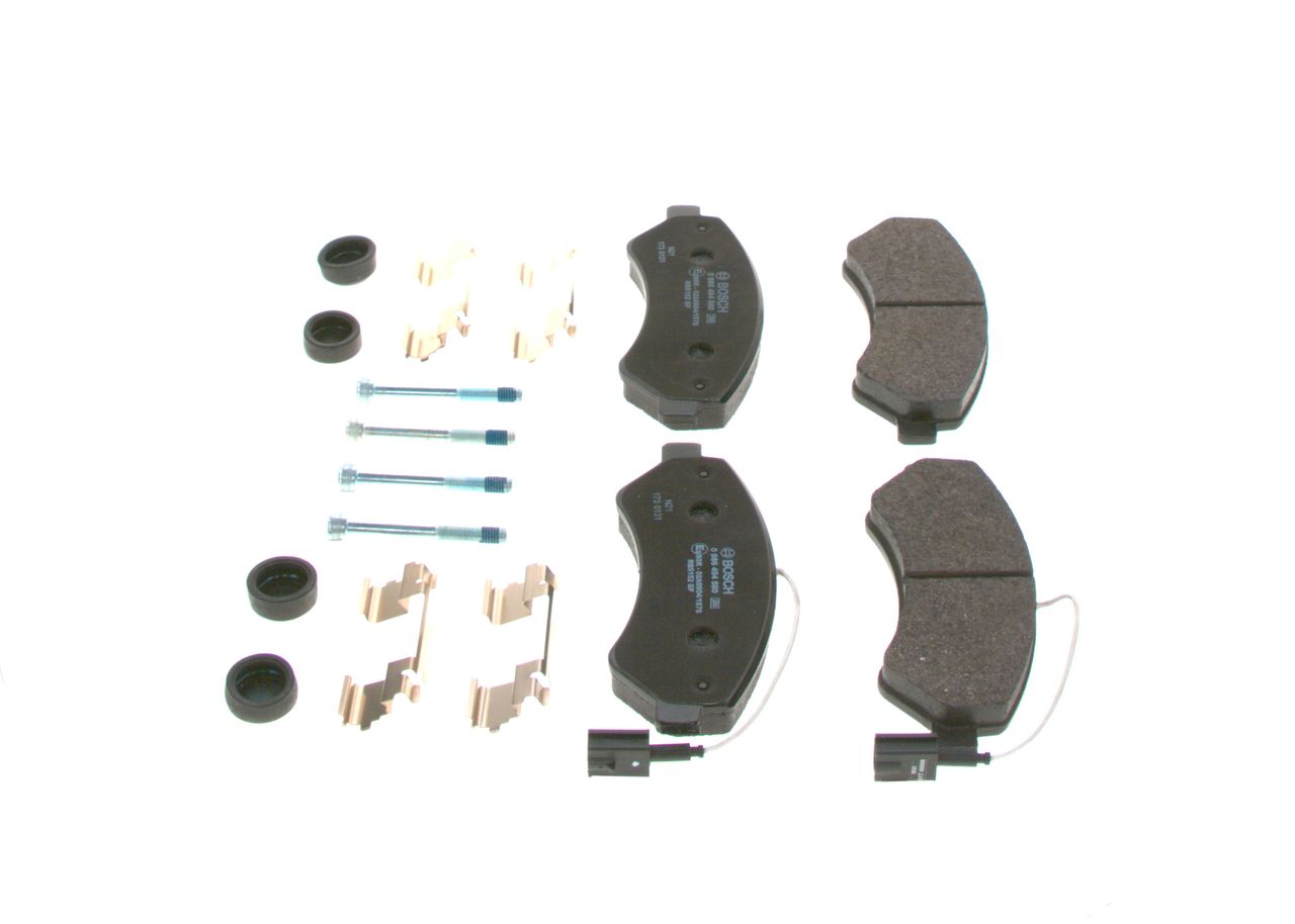 BOSCH 0 986 494 580 - Bremsbelagsatz, Scheibenbremse