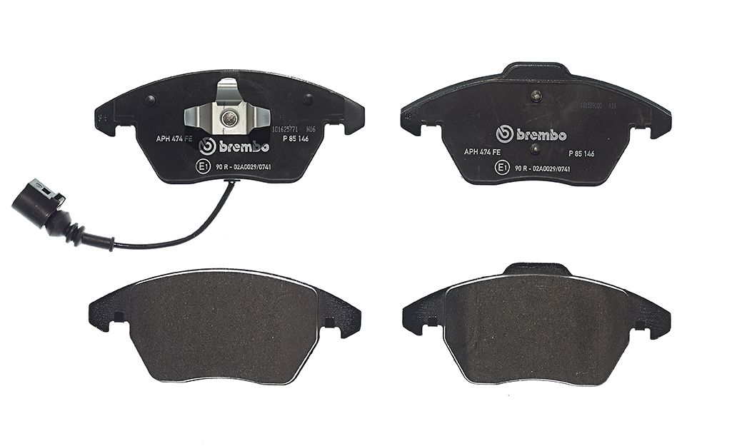 BREMBO P 85 146 - Bremsbelagsatz, Scheibenbremse