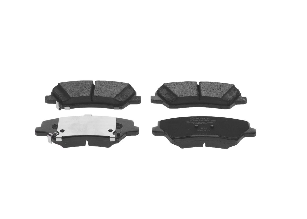 BOSCH 0 986 424 863 - Bremsbelagsatz, Scheibenbremse