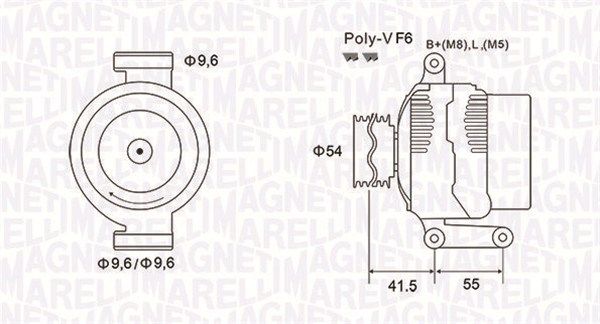 MAGNETI MARELLI 063731855010 - Generator