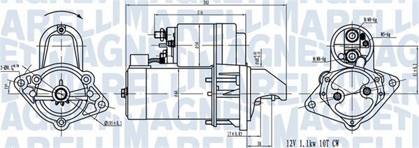 MAGNETI MARELLI 063720519010 - Starter