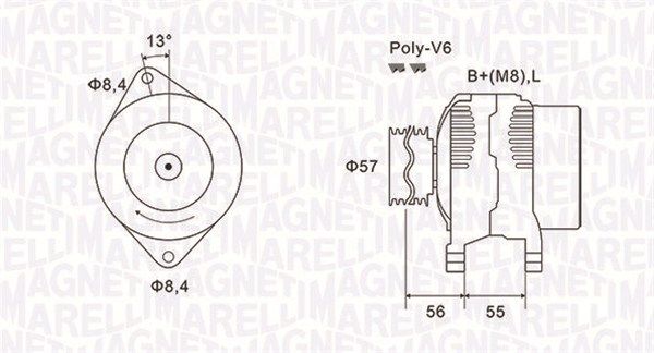 MAGNETI MARELLI 063731088010 - Generator