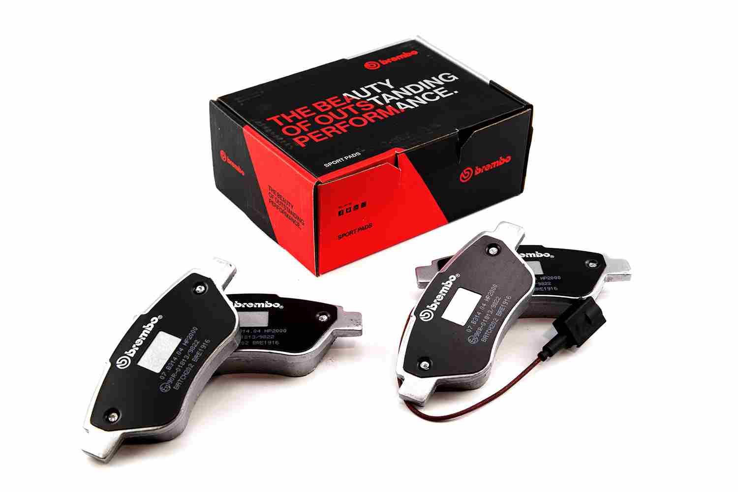 BREMBO 07.B314.04 - Hochleistungs-Bremsbelagsatz