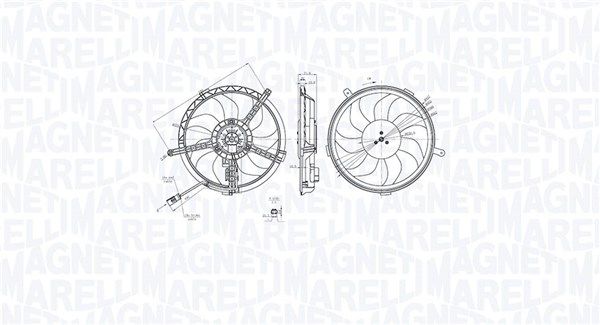 MAGNETI MARELLI 069422851010 - Lüfter, Motorkühlung