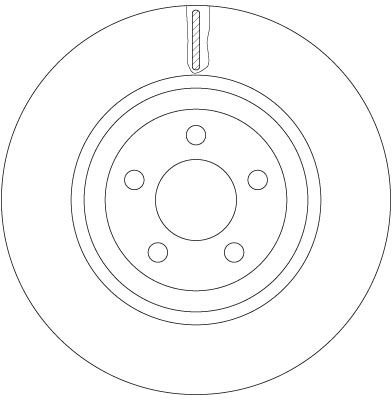 TRW DF6244S - Bremsscheibe