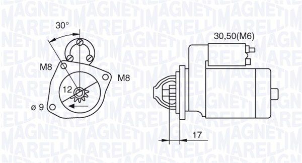 MAGNETI MARELLI 063280021010 - Starter