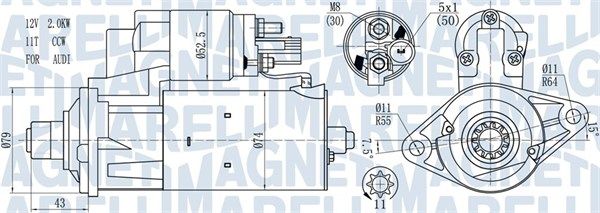 MAGNETI MARELLI 063721584010 - Starter