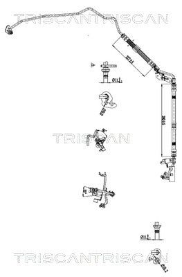 TRISCAN 8516 16054 - Hydraulikschlauch, Lenkung