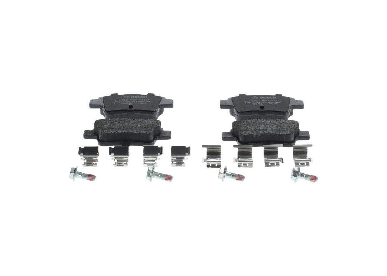 BOSCH 0 986 494 222 - Bremsbelagsatz, Scheibenbremse