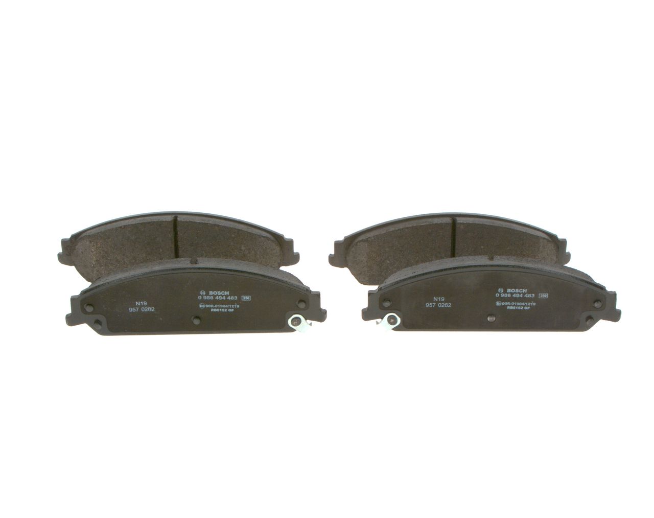BOSCH 0 986 494 483 - Bremsbelagsatz, Scheibenbremse