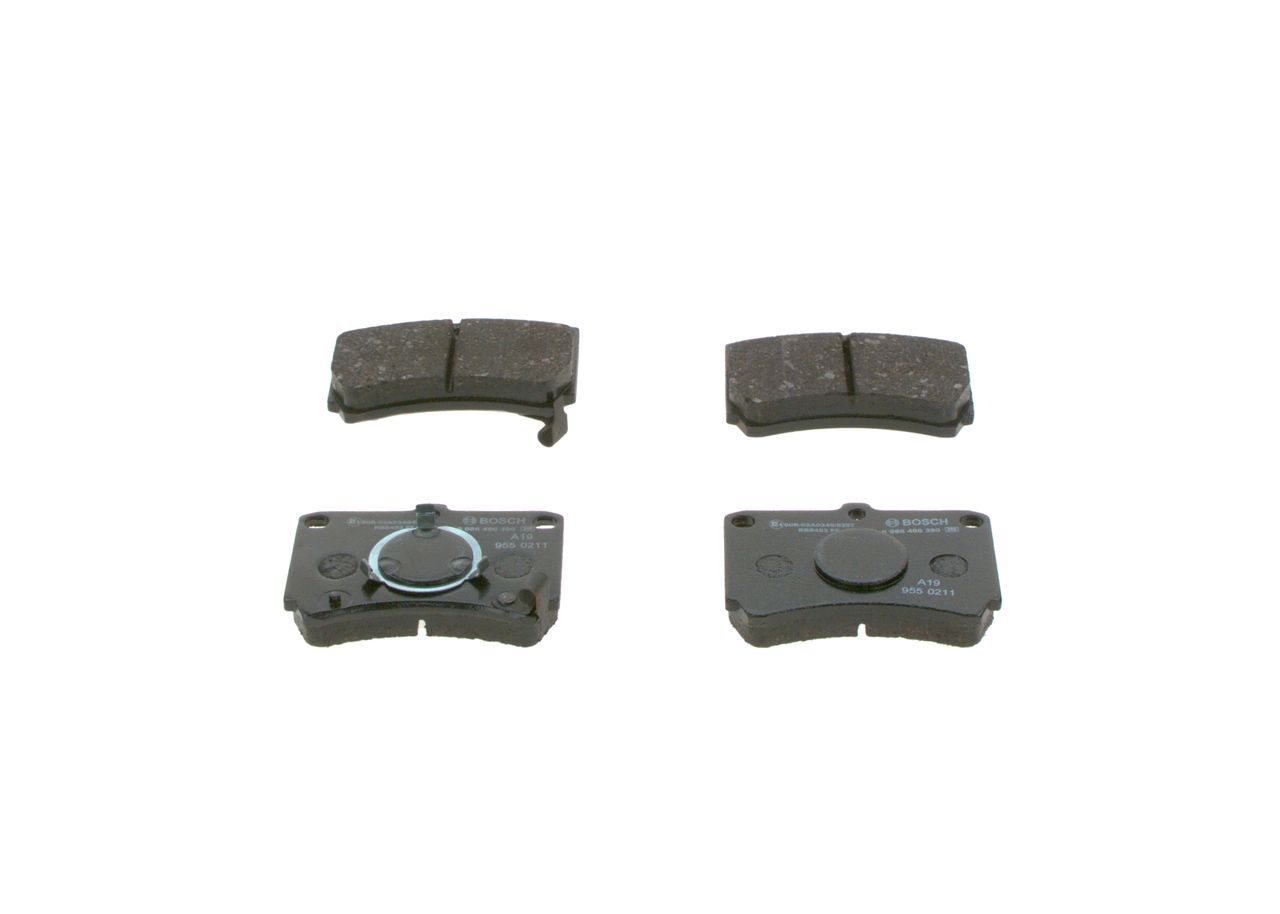 BOSCH 0 986 460 390 - Bremsbelagsatz, Scheibenbremse