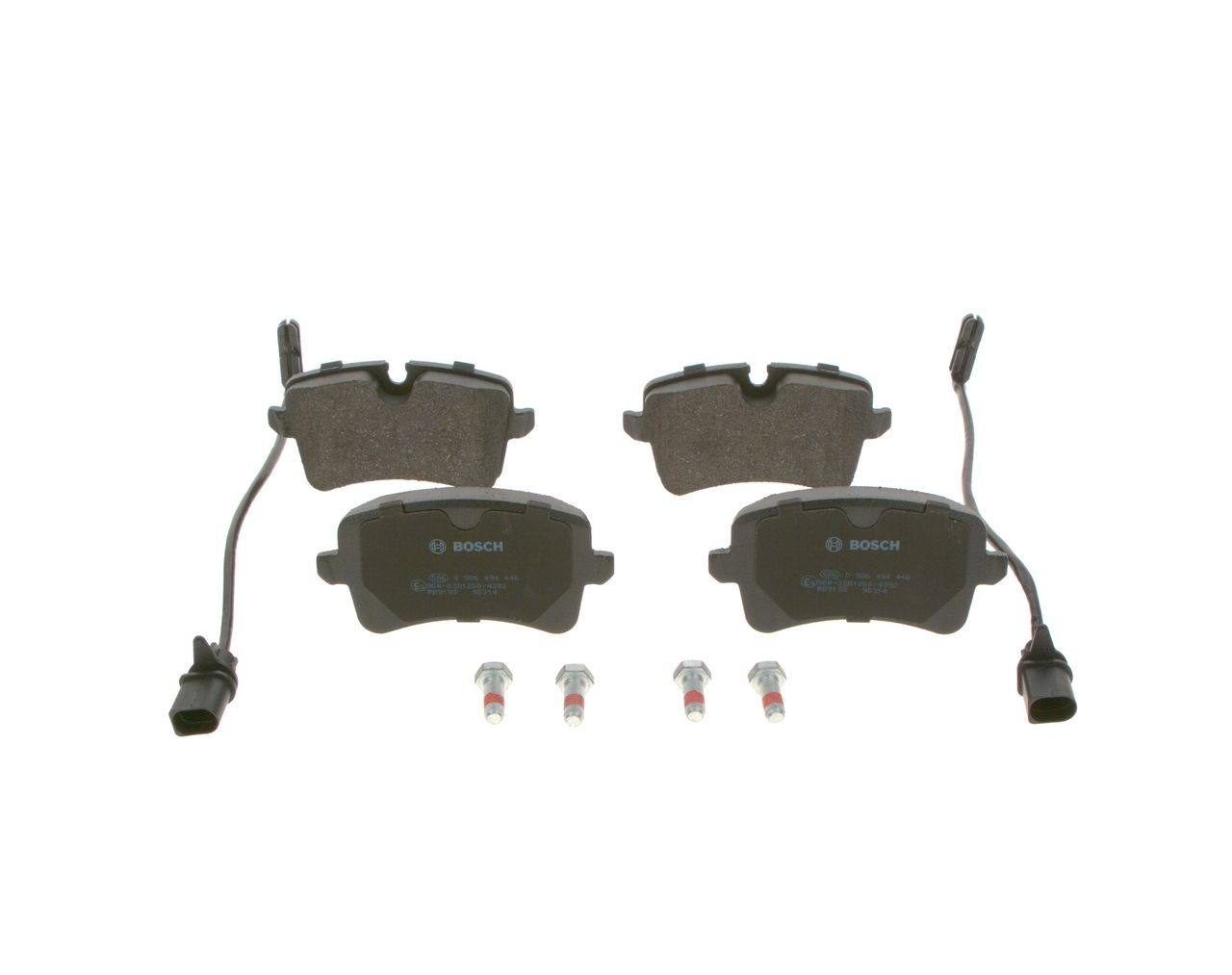 BOSCH 0 986 494 446 - Bremsbelagsatz, Scheibenbremse