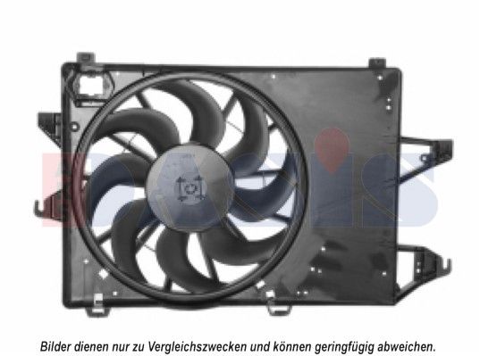 AKS DASIS 098113N - Lüfter, Motorkühlung