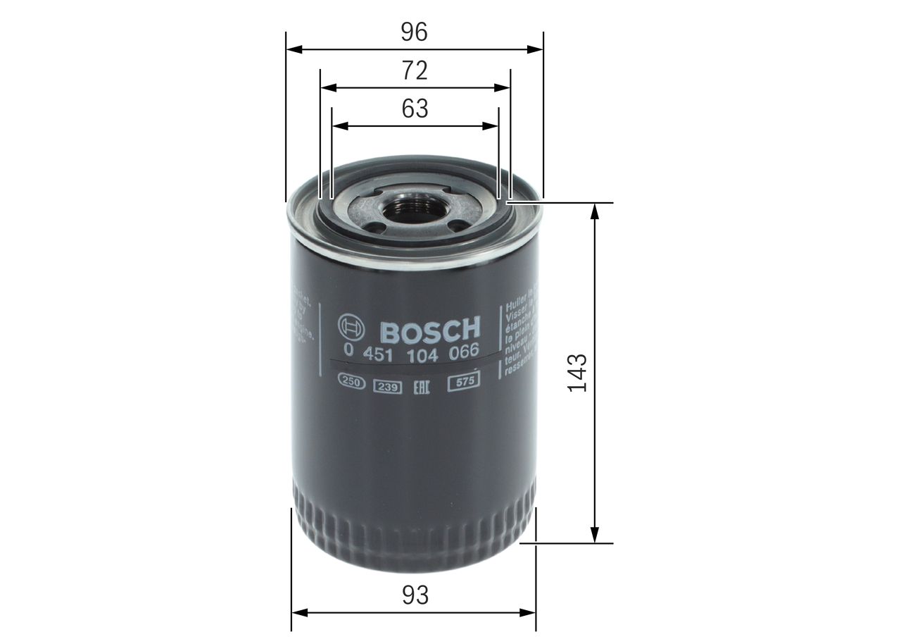 BOSCH 0 451 104 066 - Ölfilter