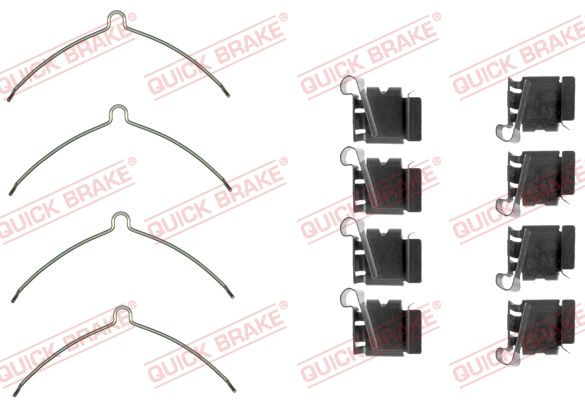 QUICK BRAKE 109-1622 - Zubehörsatz, Scheibenbremsbelag